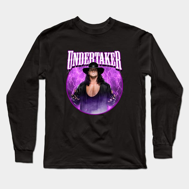 Wwe Undertaker Smackdown! Long Sleeve T-Shirt by Cartel